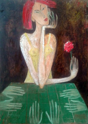 33.Elect..2017year 55x40cmOriginal Painting Oil on Canvas4000$ by ZAKIR AHMEDOV